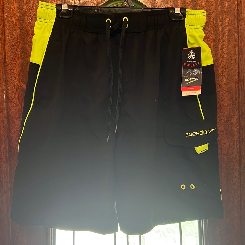Brand new men’s speedo swim trunks.